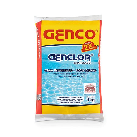 Genclor Cloro Granulado Estabilizado 1kg - GENCO