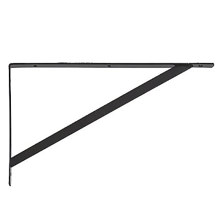 Suporte para Prateleira 50X30mm Preto (Mão Francesa) - AJAX