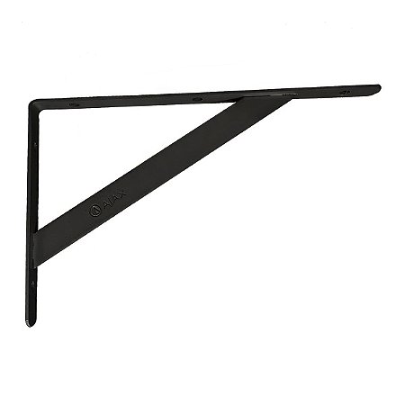 Suporte para Prateleira 20X12mm Preto (Mão Francesa) - AJAX