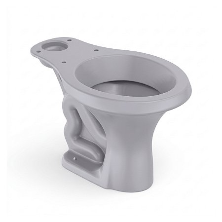 Bacia Acoplar Oval Diva Cinza - ONIX
