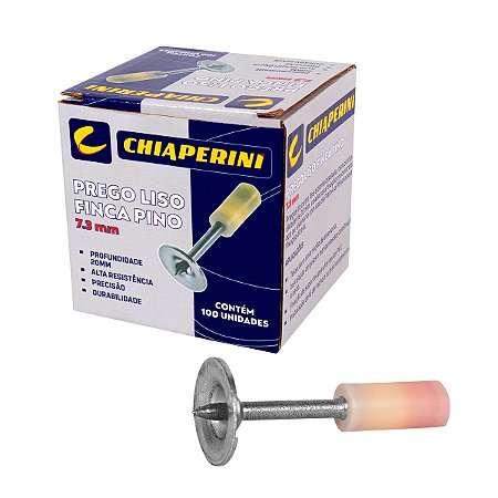 Prego Liso Finca Pino 7.3mm (100pçs) - CHIAPERINI