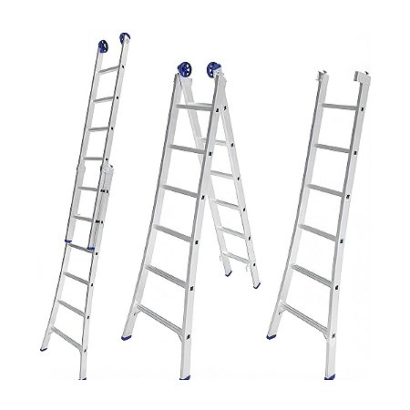 Escada Extensiva Alumínio 2X6 - MOR