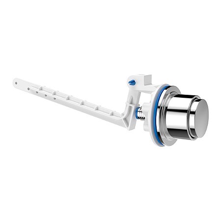 Botão Acionador Lateral Universal ABS Cromado - BLUKIT