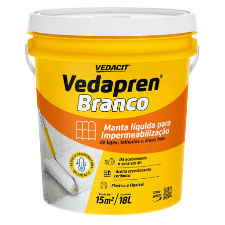 Vedapren Branco P/ Laje 18 Kg - VEDACIT