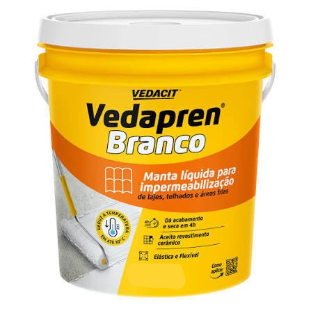 Vedapren Branco P/ Laje 4,5 Kg - VEDACIT