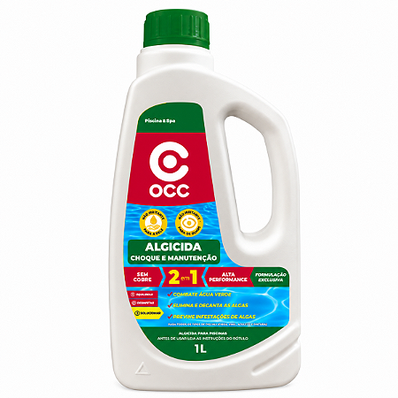Algicida 2X1 (Choque / Manutenção) 1L - OCC
