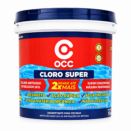 Cloro Concentrado (56%) Balde 10Kg - OCC