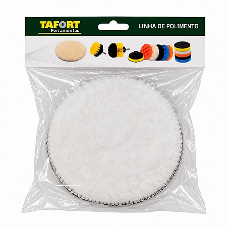 Boina Sintética Polimento C/ Velcro 7" - TAFORT