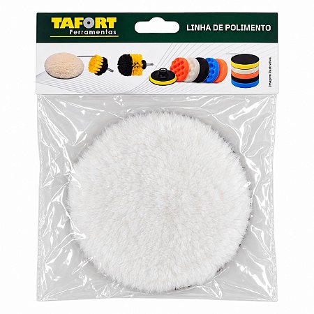 Boina Sintética Polimento C/ Velcro 5" - TAFORT