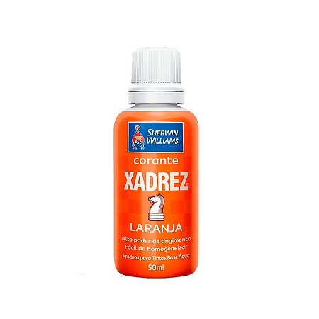 Corante Xadrez Laranja 50ml - SHERWIN-WILLIAMS