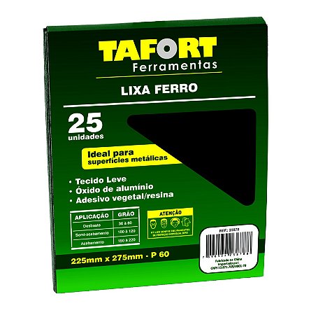 Lixa Ferro Gr 060 (25Pcs) - TAFORT