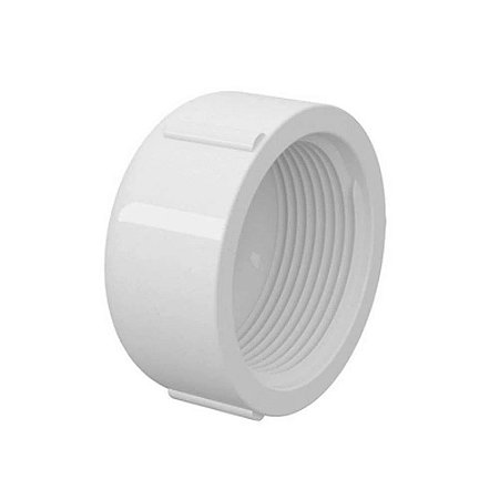 Cap Roscável 1/2 Branco Pct C/40 - PLASTUBOS