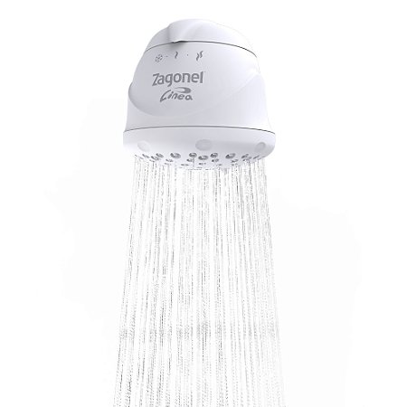 Ducha LINEA 3 Temperatura 5500W 220V Branco - ZAGONEL