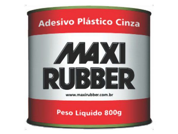 Massa Plastica Cinza 800gr - MAXI RUBBER