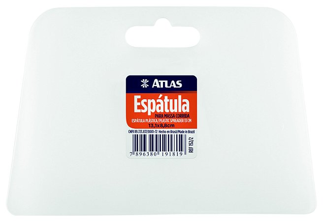 Espátula Plástica Celuloide 13,1cm Pct c/ 12 (152/2) - ATLAS
