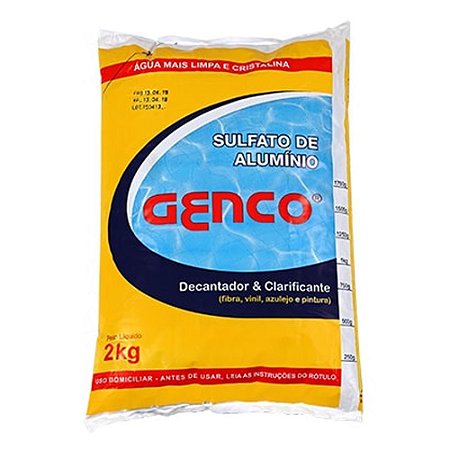 Sulfato de Alumínio 2KG - GENCO