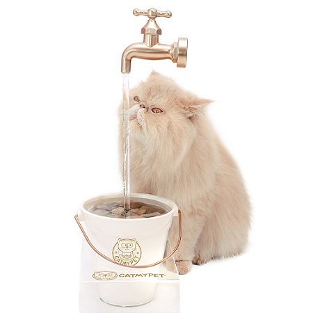 Bebedouro Torneira Magicat - Edição Gold