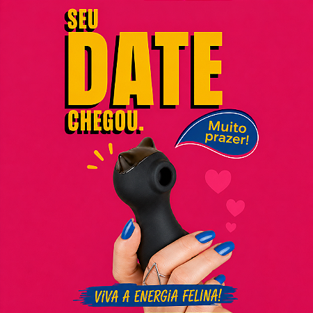 CatMyPet Massageador com Sucção - Date Cat