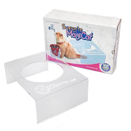 Suporte de Acrílico Para Bebedouro Torneira MagiCat