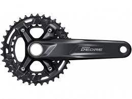 Pedivela Shimano Deore FC-M4100 36/26D  Integrado 175mm  10/Velocidades S/M Central