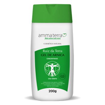 Gel de Arnica Raiz Da Terra 250gr, ( pancadas, contusões, torções, hematomas e equimoses )