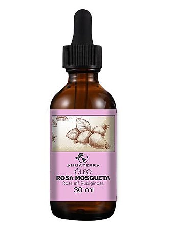 Óleo Vegetal De Rosa Mosqueta 30ml, (estrias, queloides, cicatrizes e rugas e linhas de expressão)