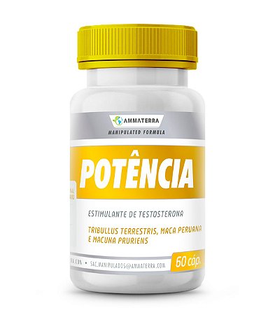 Estimulante De Testosterona Potência 60 Cápsulas (aumento de libido, testosterona, produção de espermatozoides, fertilidade)