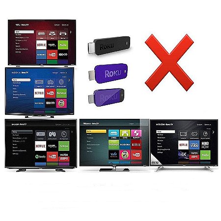 Controle Remoto para Roku Express 3930MX / 3930R / 3910X / 3930BR ...