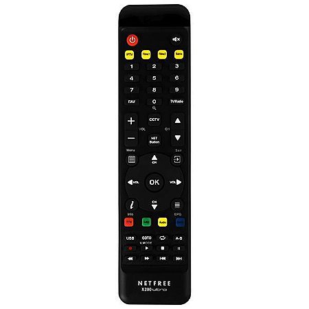 Controle Remoto para Netfree x200 / Netline x99 HD / x65 Plus / x95 HD