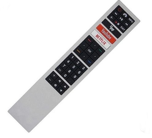 Controle Remoto TV LED AOC RC4183901 / 32S5295 / 43S5295 / 50U6295 / 55U6295 com Netflix / Youtube