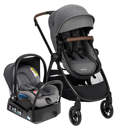 Carrinho de Bebê Travel System Anna 3 Select Grey Maxi-Cosi
