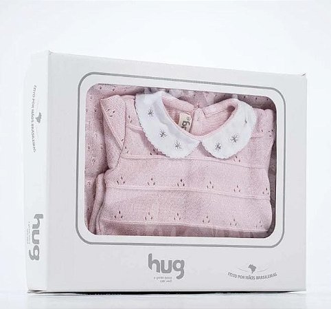 Saia Maternidade Trico Rosa HUG