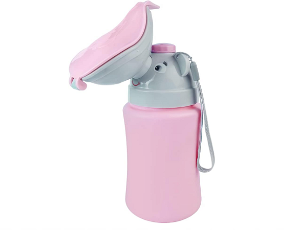Mictório Infantil Portatil Rosa - Buba