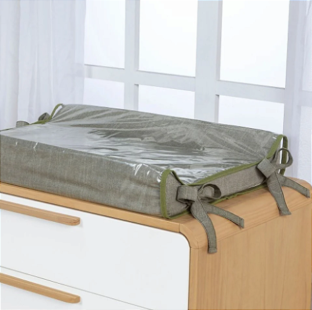 Trocador  Plastificado Linho Lion - Batistela