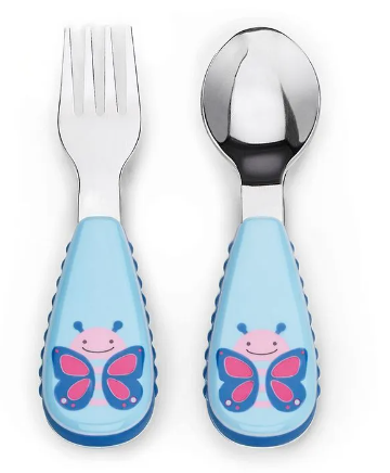 Talheres Infantis de Inox Borboleta Skip HOP
