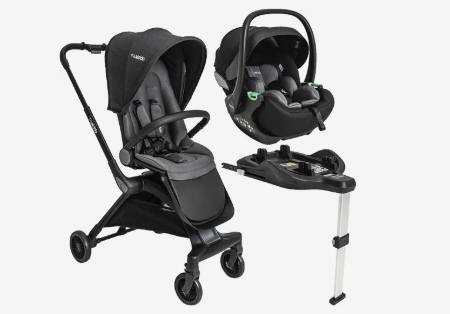 Carrinho Savvy + Moisés + Bebê conforto Yuba e base