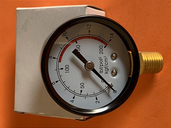 MANOMETRO PARA PULVERIZADOR INOX