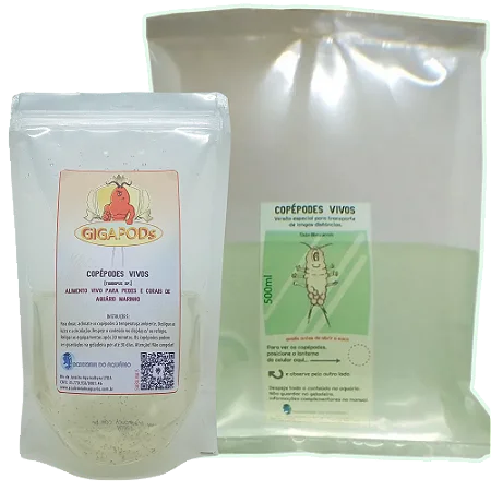 Pack de Zooplâncton vivo - Copépodes Tisbe + GIGAPODs