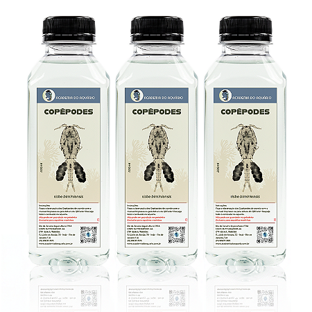 3x Copépodes Tisbe Vivos