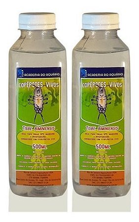 2x Copépodes Tisbe Vivos