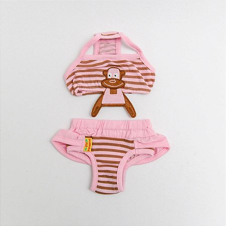 Conjunto Calcinha Rosa para Cachorro