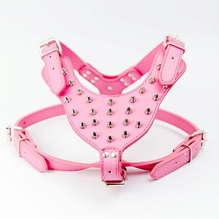 Peitoral de couro para cachorro Clearance