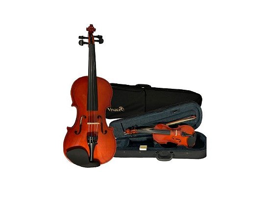 Violino Vivace Mozart Mo44 - Acompanha Case + Arco + Breu ajustado por Luthier com encordoamento M. Calixto