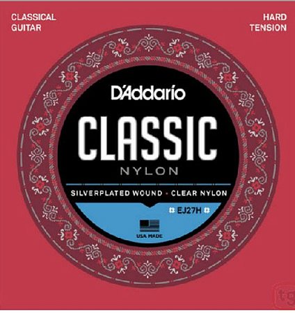 Encordoamento para Violão D'Addario Classic Nylon EJ27H