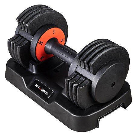 Dumbell Halter Regulável STARKE 5 - 25lbs (2,3kg - 11,5kg) - Fitness  Desconto