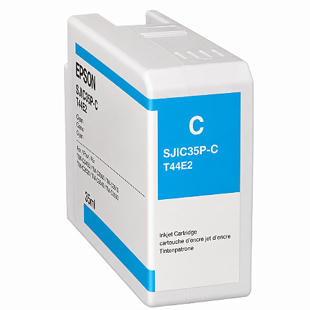 Cartucho Epson SJIC35PC Ciano Original C13T44B220 Para CW-C6000P CW-C6500A CW-C6000A CW-C6500P
