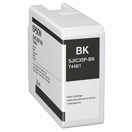 Cartucho Epson SJIC35PK Preto Original C13T44B120 Para CW-C6000P CW-C6500A CW-C6000A CW-C6500P