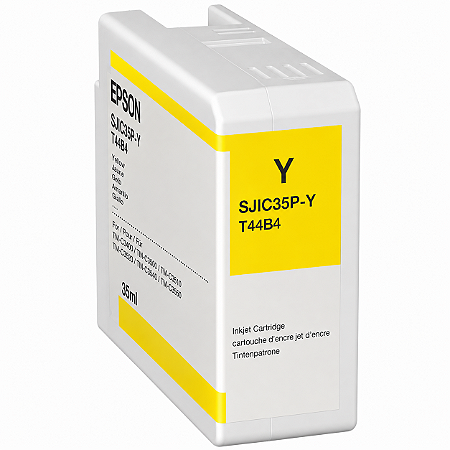 Cartucho Epson SJIC35PY Amarelo Original C13T44B420 Para CW-C6000P CW-C6500A CW-C6000A CW-C6500P