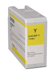 SJIC35PY T44B4 Cartucho Original Amarelo Epson SJIC35P C13T44B420 Para CW-C6000P CW-C6500A CW-C6000A CW-C6500P