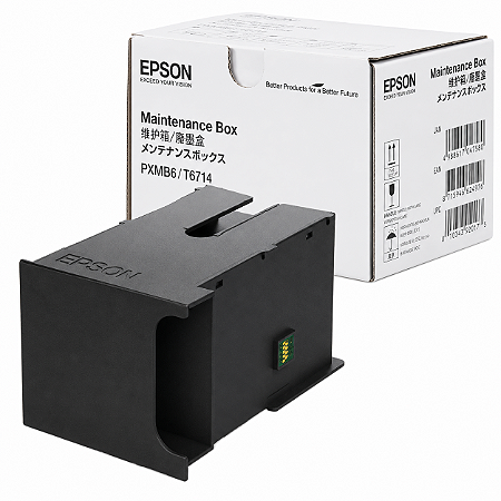 Caixa Original C13T671400 T671400 PXMB6 Epson Para WF-C879R WF-C878R WF-C869R